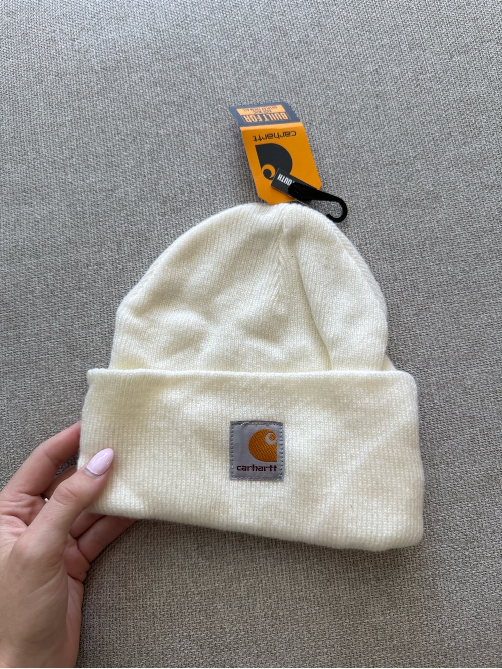 Carhartt Cream Beanie
